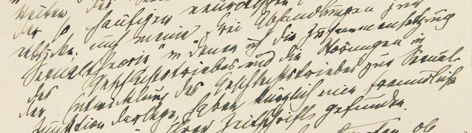 Scan einer Seite aus Reinschrift über die Sexualaufklärung der Kinder